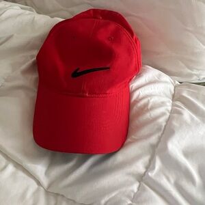 Nike Red Cap with Black Logo